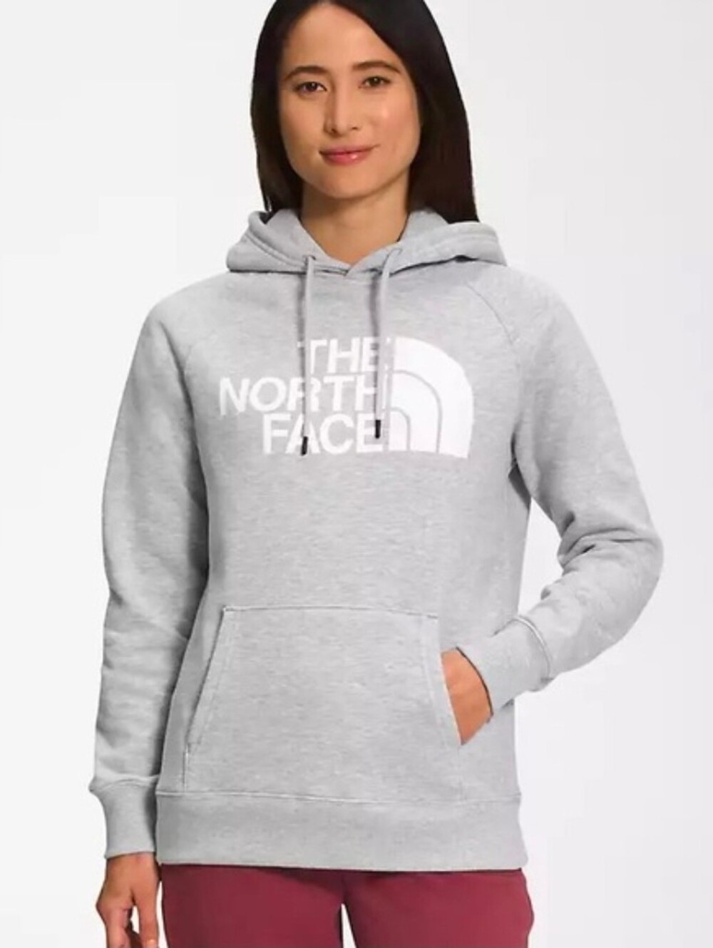 The North Face Women's Light Gray Pullover Hoodie Size XS